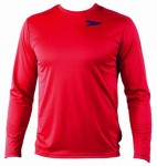 Ilias Unisex Technical Ls-shirt Red