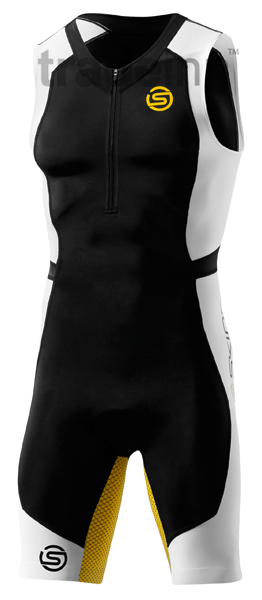 Triathlon TRI400 Sleeveless Suit Black/White