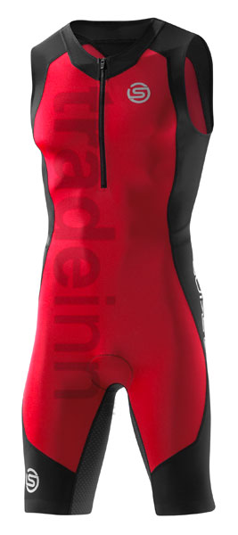 Triathlon Tri400 Sleeveless Suit Deep Red/black