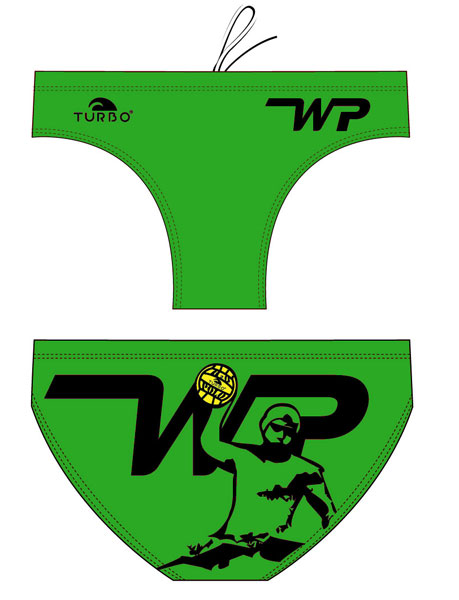 Player Green Waterpolo Man